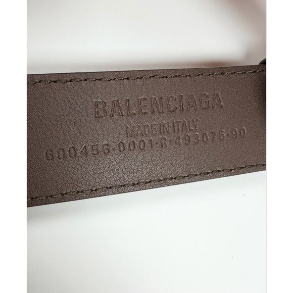 Balenciaga BB Monogram Belt Women’s Size 90 NEW! main image 4